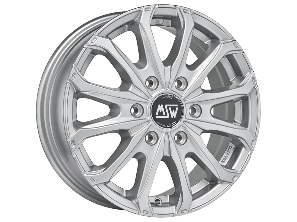 Image of MSW MSW 48 Van 6L Velgen 16 Inch 6.5J ET50 6x120 Full Silver