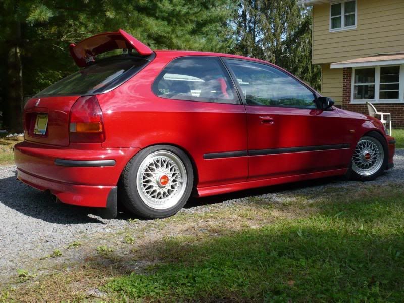 Image of Honda Achter Spatlappen OEM OEM Style Zwart Polyurethane Honda Civic