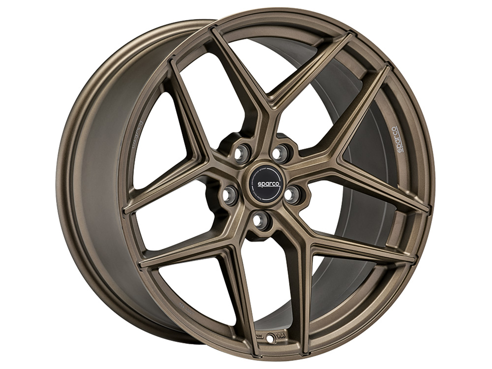 Image of Sparco FF3 Velgen 19 Inch 8.5J ET44 5x112 Flow Form Rally Bronze