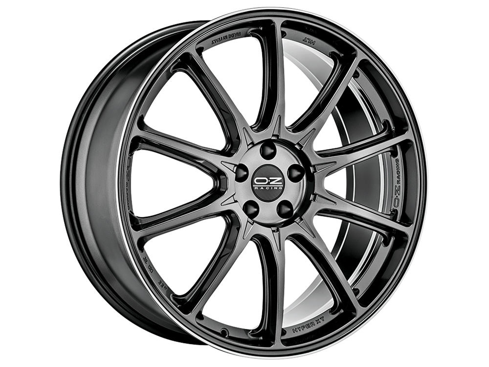 Image of OZ-Racing Hyper XT HLT Velgen 20 Inch 10J ET34 5x110 Flow Form Star Graphite Diamond Lip