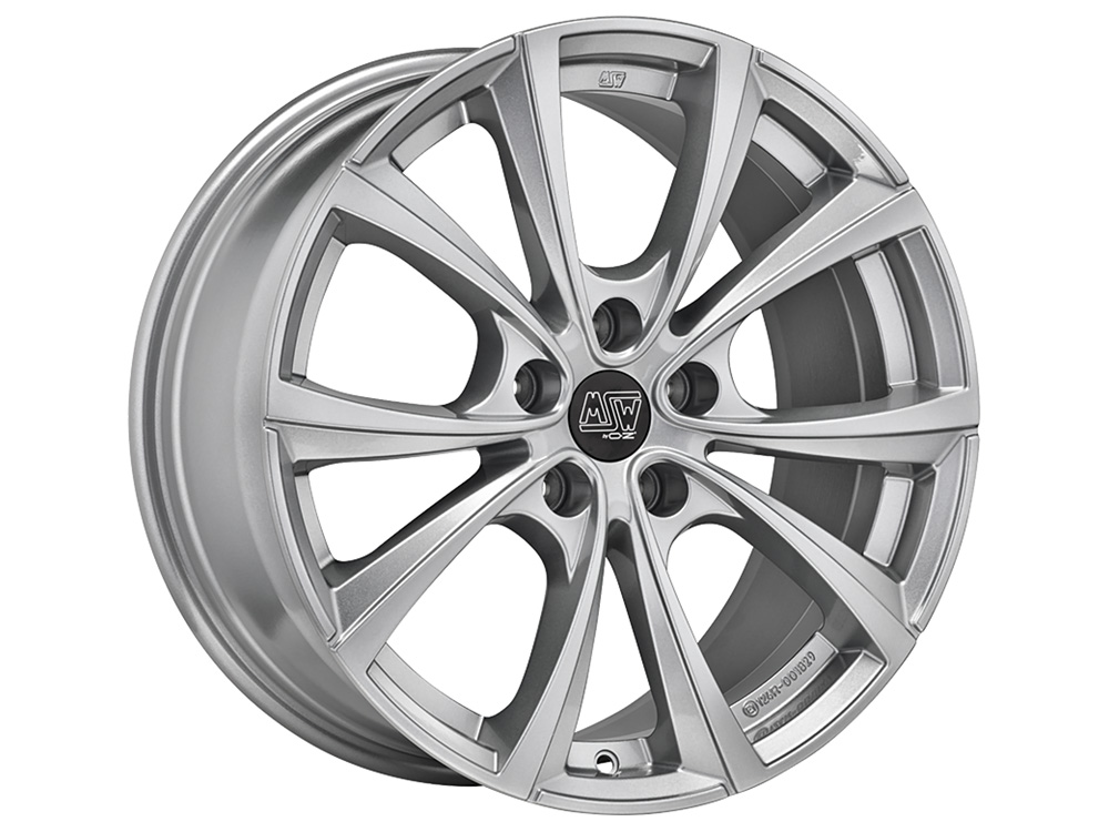 Image of MSW MSW 27 T Velgen 19 Inch 9.5J ET40 5x120 Full Silver