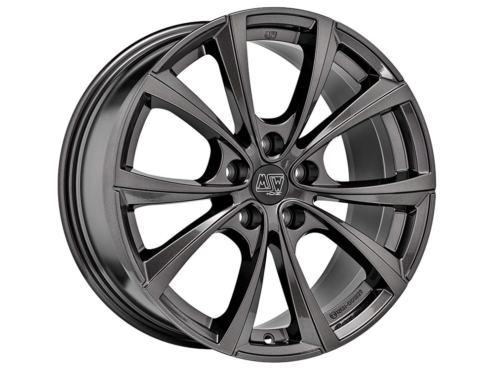 Image of MSW MSW 27 T Velgen 19 Inch 9.5J ET40 5x120 Gloss Dark Grey