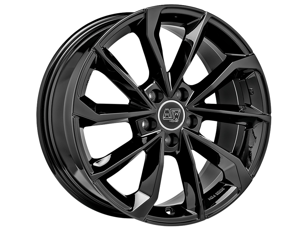 Image of MSW MSW 42 Velgen 17 Inch 7.5J ET27 5x112 Gloss Black