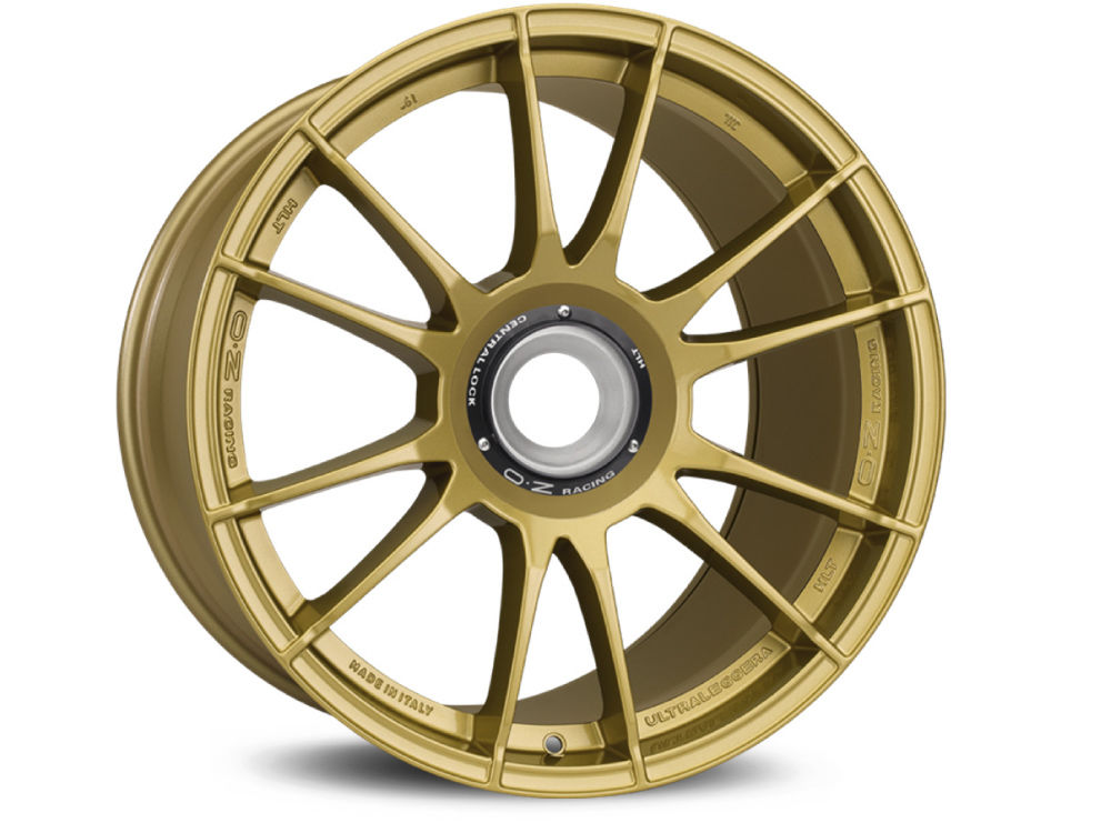 Image of OZ-Racing Ultraleggera HLT CL Velgen 21 Inch 11J ET66 Center,Lock Flow Form Race Gold