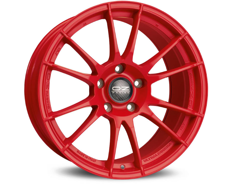 Image of OZ-Racing Ultraleggera HLT Velgen 19 Inch 9J ET25 5x112 Flow Form Rood