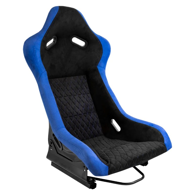 Image of SK-Import Kuipstoel LV Zwart - Blauw Fiberglass