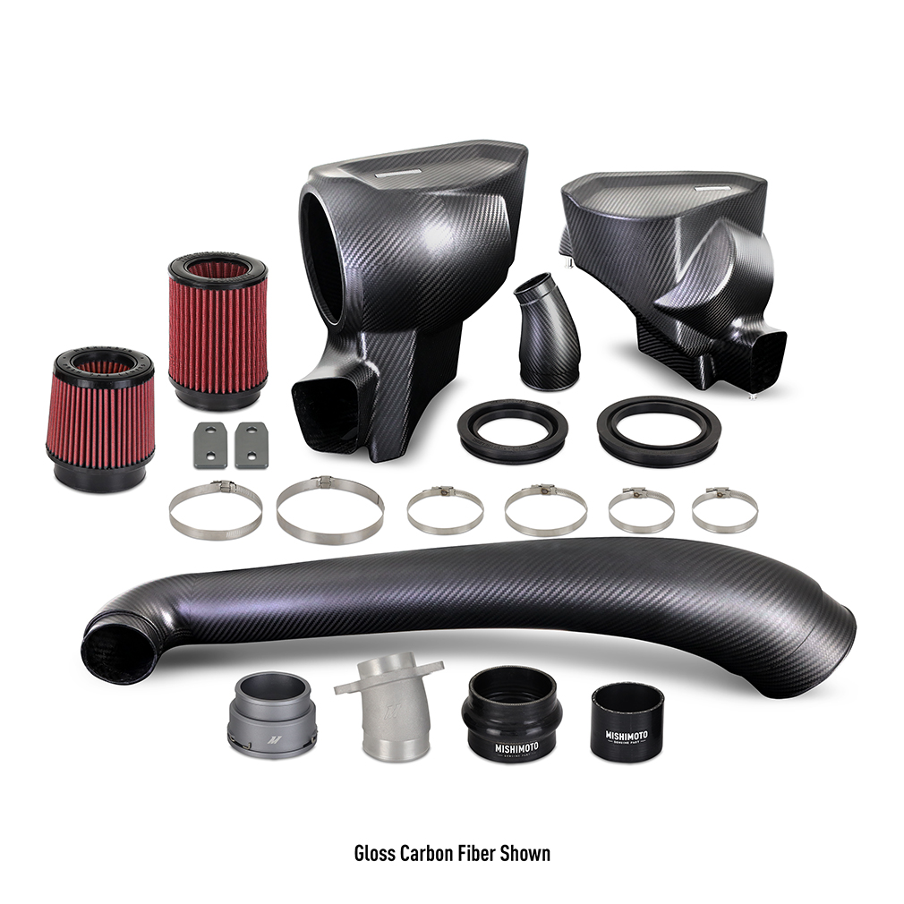 Image of Mishimoto Cold Lucht Inlaat Performance Zwart Carbon BMW 2-serie,3-serie,4-serie
