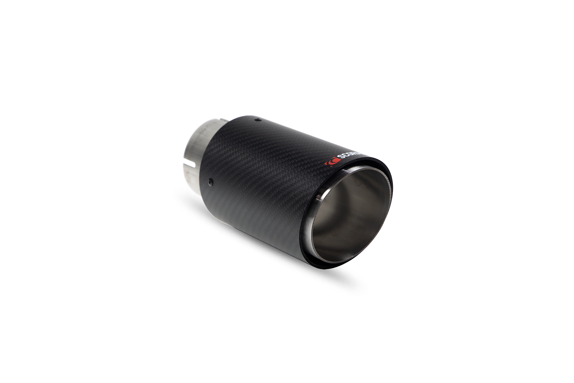 Image of Scorpion Exhausts Uitlaat Sierstuk Ascari Carbon Roestvrij Staal