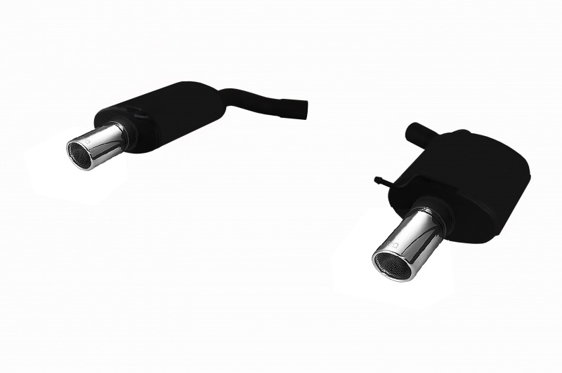 Image of Ulter Sport Uitlaat Demper Zwart Staal Audi A4