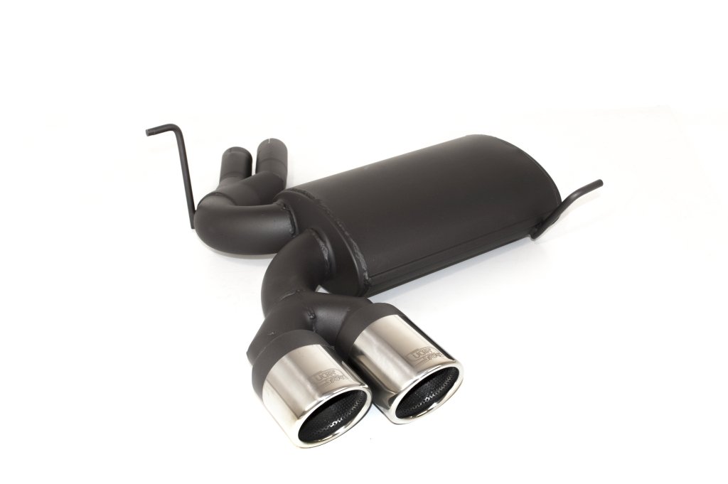 Image of Ulter Sport Uitlaat Demper Dual Tip Zwart Staal BMW Z4