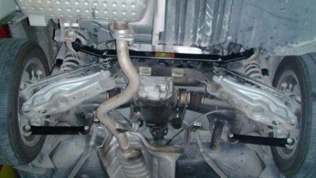 Image of Summit Achter Onderste Veerpootbrug Rood Aluminium BMW 3-serie