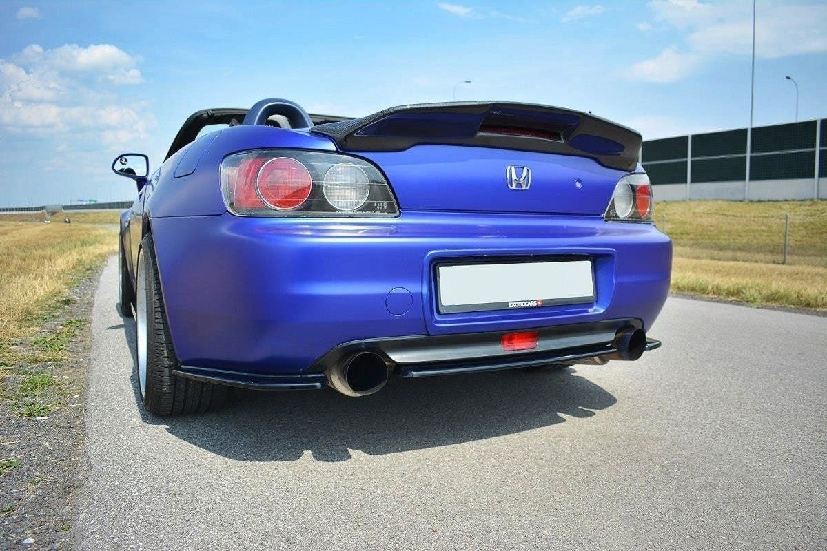 Image of Maxton Achter Bumper Lip Glanzend Zwart ABS Plastic Honda S2000