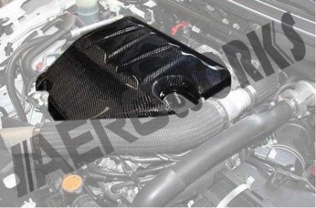 Image of AeroworkS Motor Cover Carbon Mitsubishi Lancer Evolution