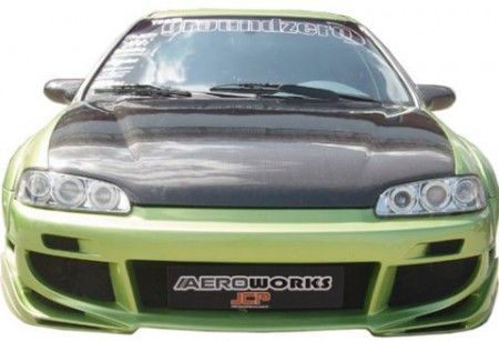 Image of AeroworkS Motorkap OEM Style Carbon Honda Civic