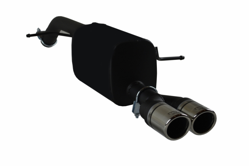 Image of Ulter Sport Uitlaat Demper RS Dual Tip Zwart Staal Citroen DS3
