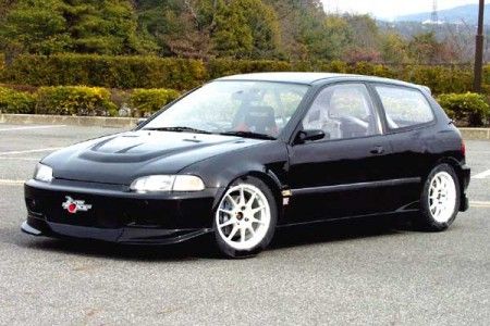 Image of Chargespeed Side Skirts Polyester Honda Civic