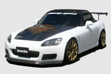 Image of Chargespeed Voor Bumper Lip Polyester Honda S2000 Pre Facelift