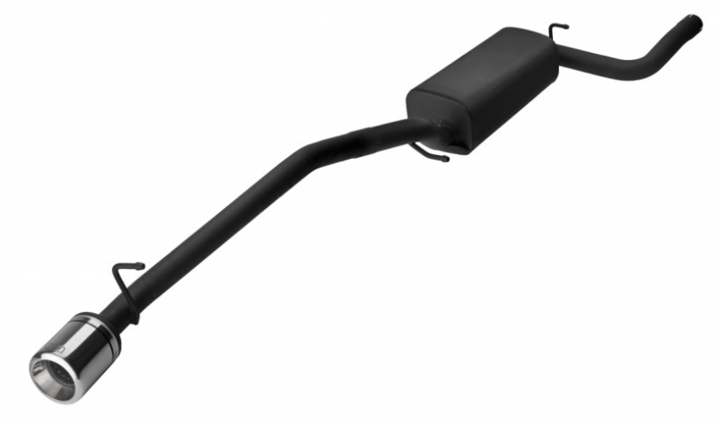Image of Ulter Sport Uitlaat Demper Dual Tip Zwart Staal Ford Focus