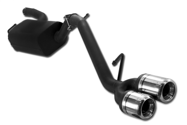 Image of Ulter Sport Uitlaat Demper Dual Tip Zwart Staal Ford Focus