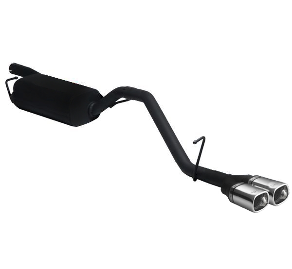 Image of Ulter Sport Uitlaat Demper Dual Tip Zwart Staal Ford Focus