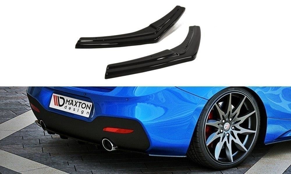 Image of Maxton Achter Bumper Lip Glanzend Zwart ABS Plastic BMW 1M LCI