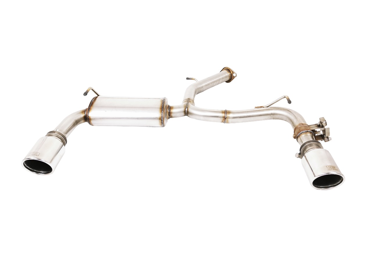 Image of Ulter Sport Uitlaat Demper RS Dual Tip Roestvrij Staal Hyundai I30