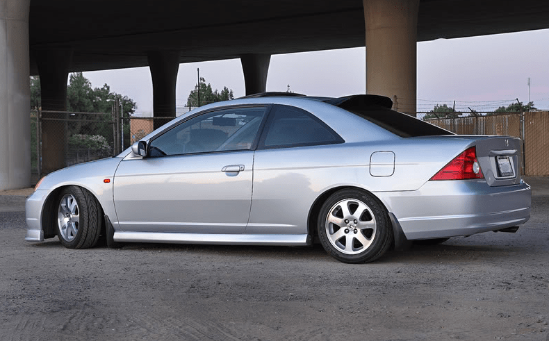 Image of SK-Import Achter Windscherm Smoke Kunststof Honda Civic