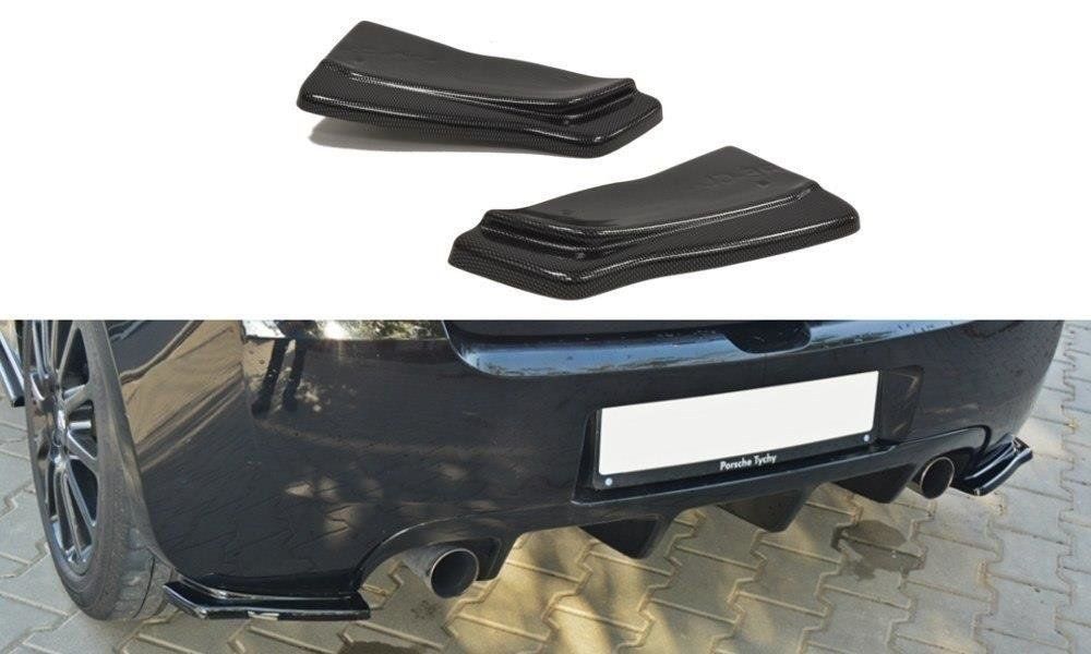 Image of Maxton Achter Bumper Lip Glanzend Zwart ABS Plastic Renault Clio