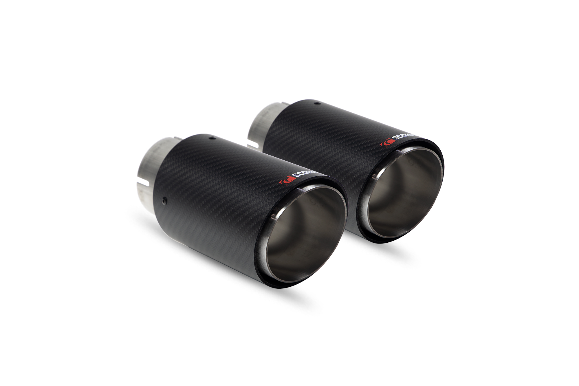 Image of Scorpion Exhausts Uitlaatsierstukken Ascari Carbon Roestvrij Staal