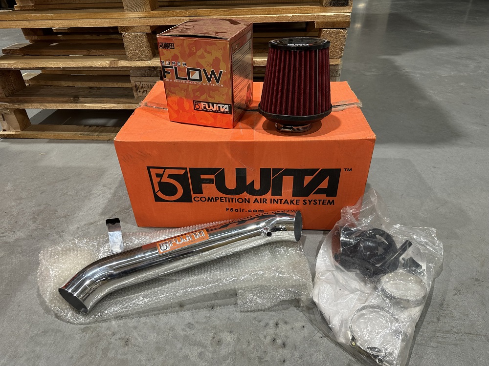 Image of Fujita Short Lucht Inlaat TWEEDE KANS Machined Aluminium Honda Civic