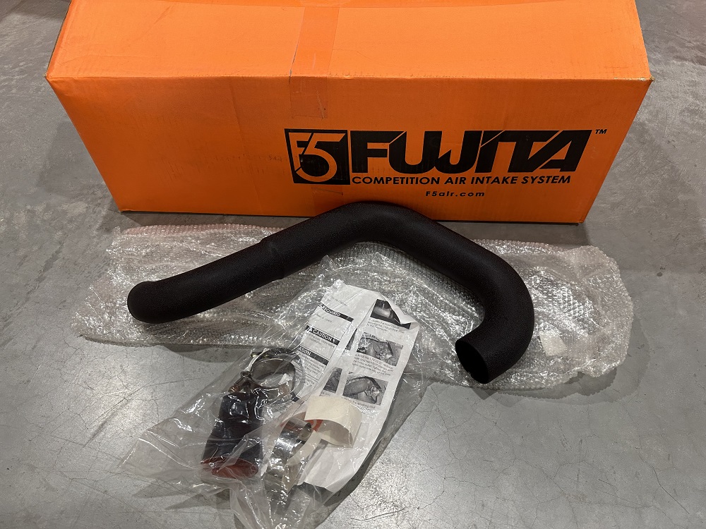 Image of Fujita Intercooler Buizen Kit TWEEDE KANS Zwart Aluminium Mitsubishi Lancer Evolution