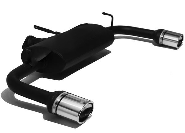 Image of Ulter Sport Uitlaat Demper Zwart Staal Mitsubishi Lancer