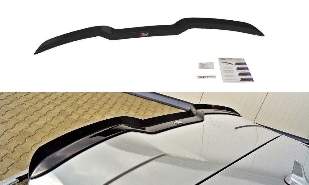 Image of Maxton Achter Spoiler Verlengstuk V1 Glanzend Zwart ABS Plastic Audi RS3
