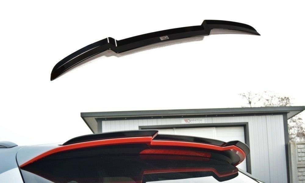 Image of Maxton Achter Spoiler Verlengstuk Glanzend Zwart ABS Plastic Audi RS6