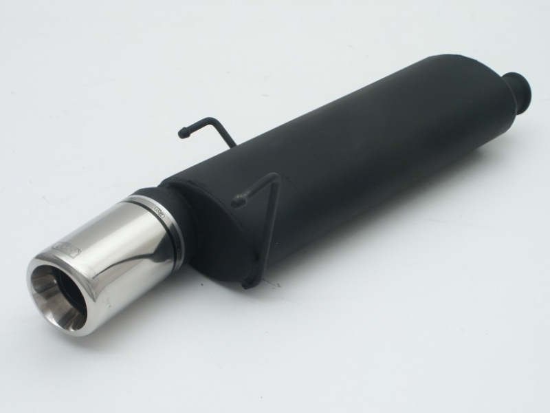 Image of Ulter Sport Uitlaat Demper Zwart Staal Peugeot 306