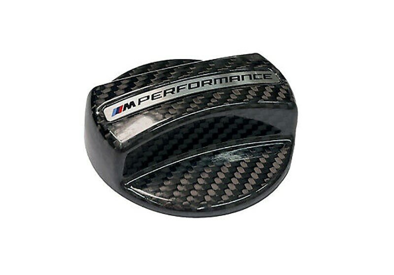 Image of CarbonWorks Tank Dop Cover Carbon BMW