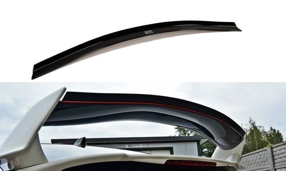 Image of Maxton Achter Spoiler Verlengstuk N1 Glanzend Zwart ABS Plastic Honda Civic