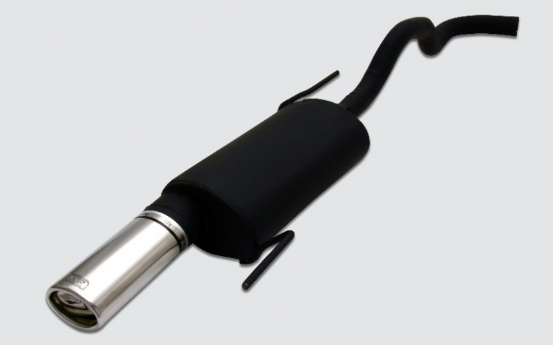 Image of Ulter Sport Uitlaat Demper Zwart Staal Seat Ibiza
