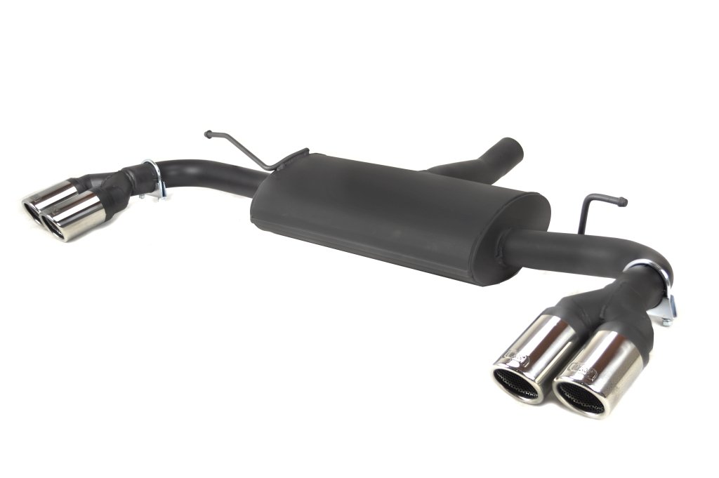 Image of Ulter Sport Uitlaat Demper RS Dual Tip Zwart Staal Seat Leon