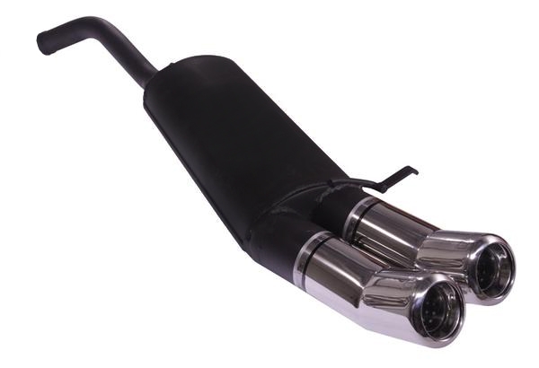 Image of Ulter Sport Uitlaat Demper Dual Tip Zwart Staal Skoda Felicia