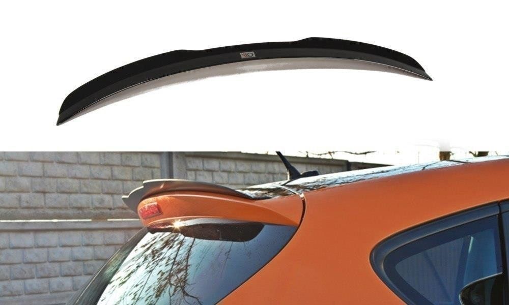 Image of Maxton Achter Spoiler Verlengstuk Glanzend Zwart ABS Plastic Seat Leon Facelift
