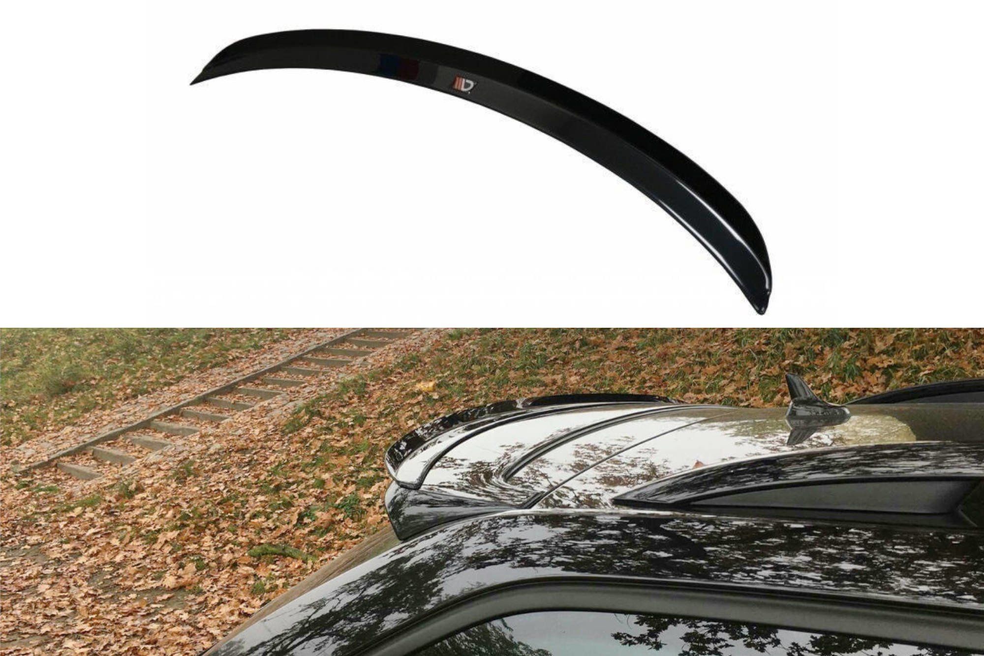 Image of Maxton Achter Spoiler Verlengstuk Glanzend Zwart ABS Plastic Skoda Octavia