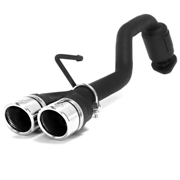 Image of Ulter Sport Uitlaat Demper Dual Tip Zwart Staal Toyota Yaris