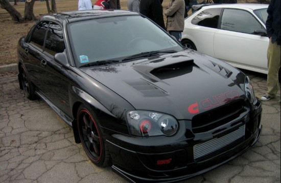 Image of AeroworkS Motorkap VR Style Carbon Subaru Impreza