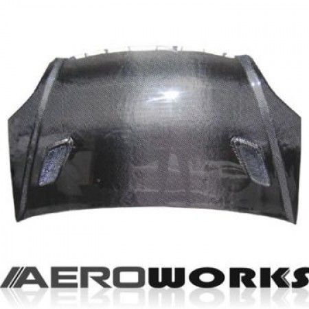 Image of AeroworkS Motorkap Mugen Style Carbon Honda Civic