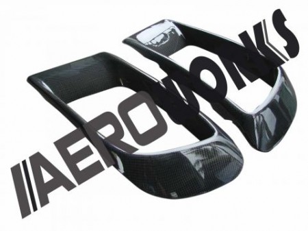 Image of AeroworkS Voor Luchtinlaat Carbon Mitsubishi Lancer Evolution