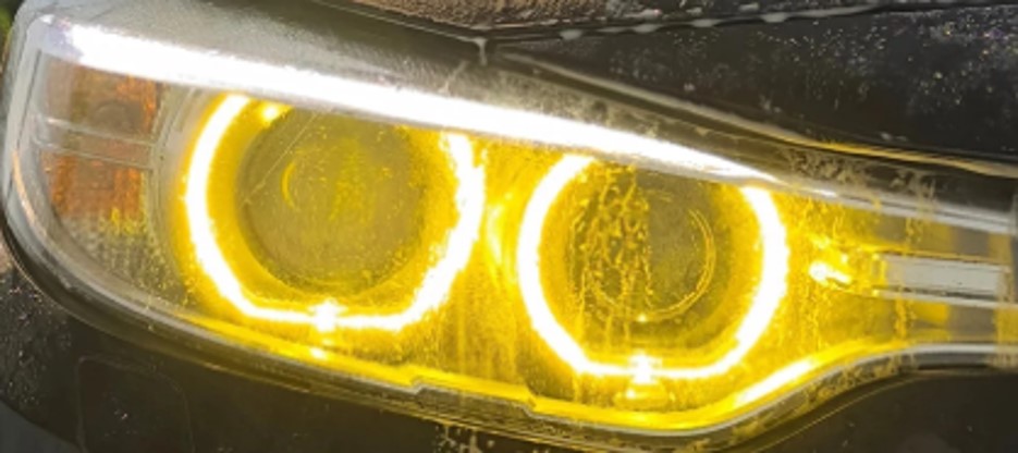 Image of SK-Import Voor Dagrijverlichting LED Geel BMW 3-serie,4-serie Pre LCI