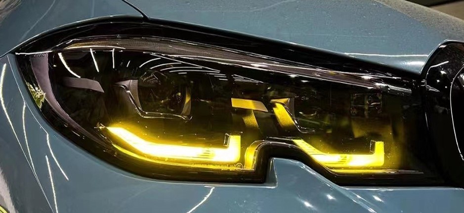 Image of SK-Import Voor Dagrijverlichting LED Geel BMW 3-serie Pre LCI