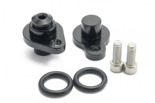Image of SK-Import Oliekoeler Plug Kit Billet Aluminium Honda Civic,Integra,Accord
