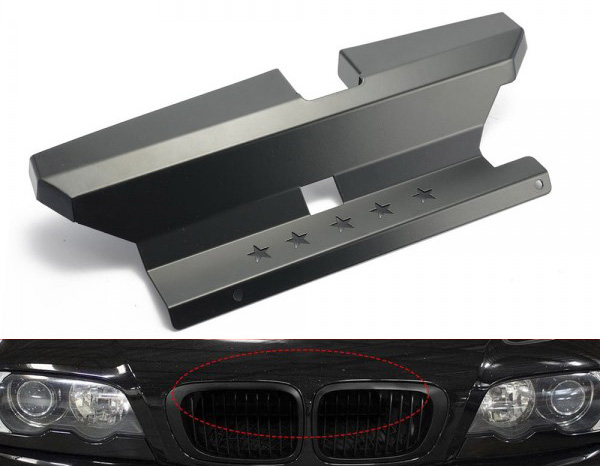 Image of SK-Import Luchtgeleidingsplaat Aluminium BMW 3-serie